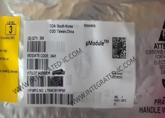 LTM4638IY Puce de circuit intégré 20VIN 15A régulateur de module uModule CC CC