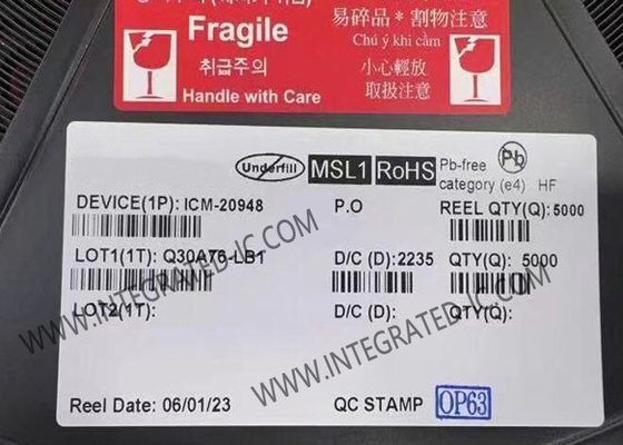 Capteur IC ICM-20948 - Capteur d'unités de mesure inertielle (IMU) à 9 axes