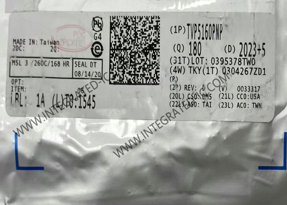 TVP5160PNP Circuit intégré à puce Décodeur vidéo numérique 10 bits HTQFP128 Circuits intégrés vidéo