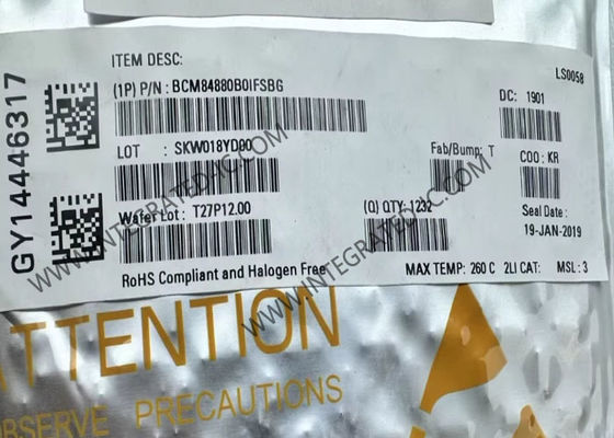 Transcepteur CMOS Ethernet intégré à puce unique BCM84880B0IFSBG