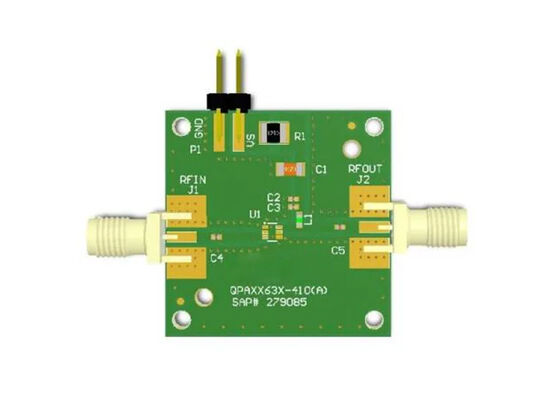 QPA4263APCK401 Solutions Embarquées 850MHz 5V Amplificateur SiGe HBT Cascadeable Carte d'évaluation