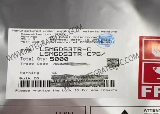 LSM6DS3TR-C Capteur IC Accéléromètre gyroscope Température 6 Axe Capteur 14-VFLGA