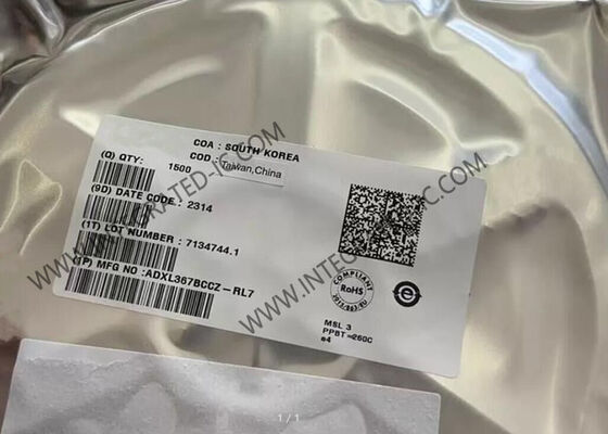 Puce de circuit intégré ADXL367BCCZ Accéléromètre MEMS 3 axes à sortie numérique 12-LGA
