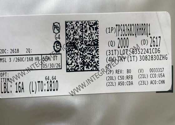 Puce de circuit intégré TPS92682QRHBRQ1 à double canal 65V 5A
