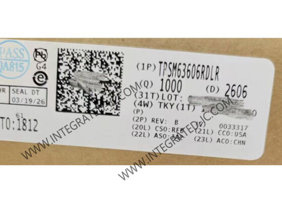 Module d'alimentation CC/CC synchrone à haute densité TPSM63606RDLR, 6 A, circuit intégré