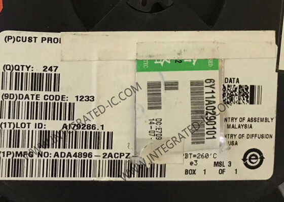 Circuit intégré ADA4896-2ACPZ Amplificateur à rétroaction de tension haute vitesse à faible bruit rail-à-rail sortie LFCSP-8